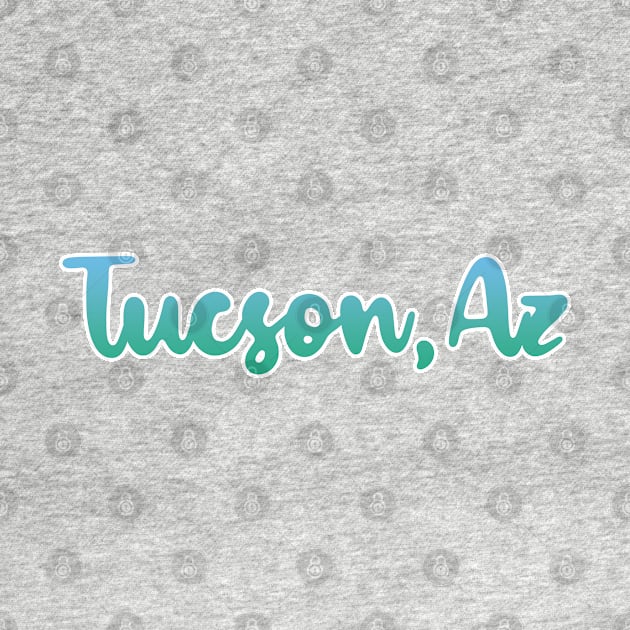 Tucson Arizona map  Arizona tourism Tucson AZ by BoogieCreates